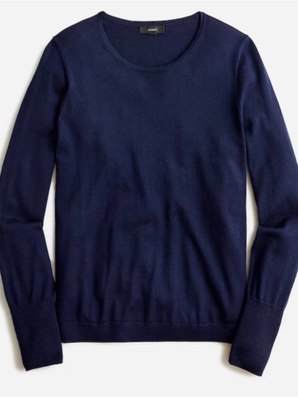 Jcrew Mercantile Women’s navy blue wool blend crewneck sweater size small EUC